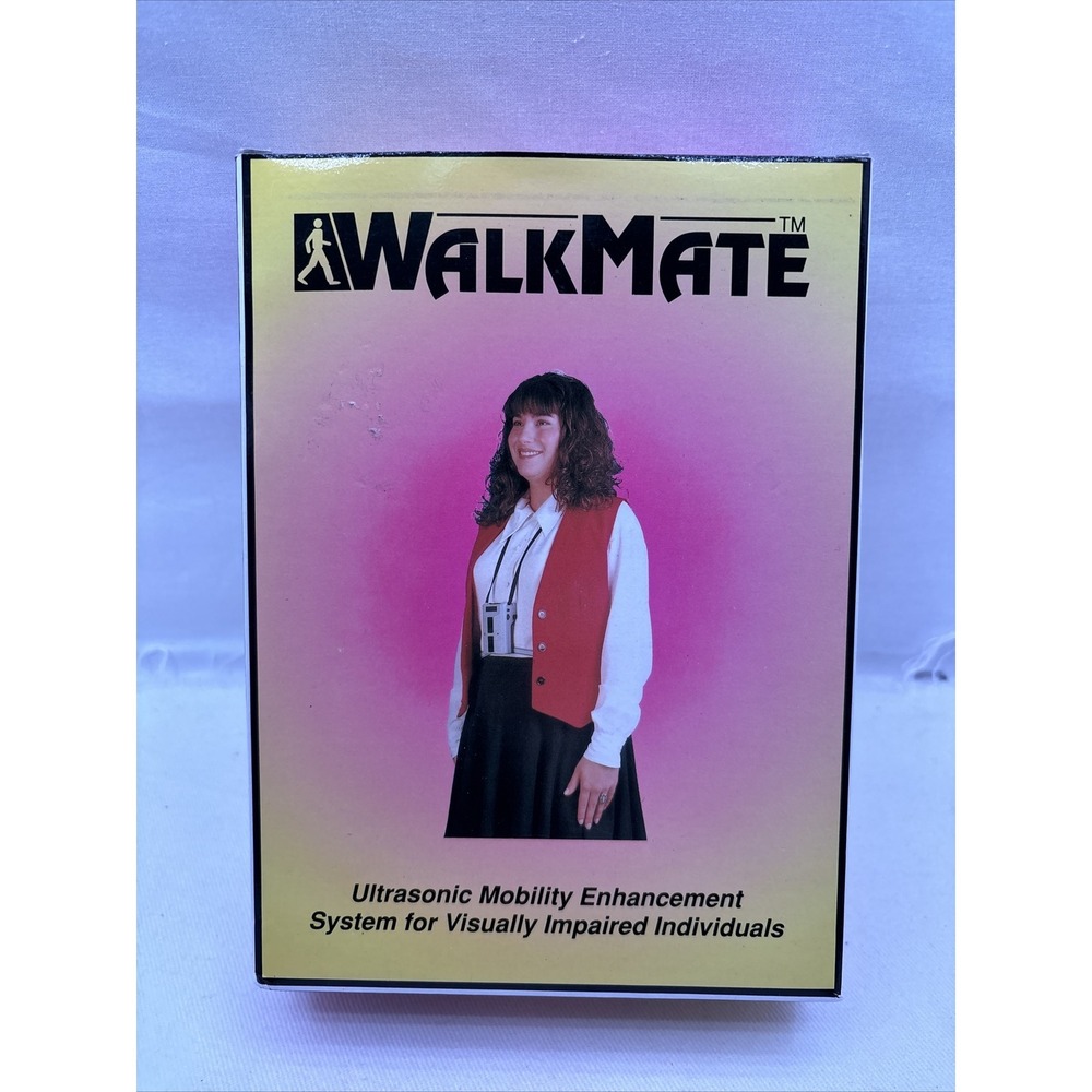 Vintage 1993 WalkMate Ultrasonic Mobility System for Visually Impaired Complete